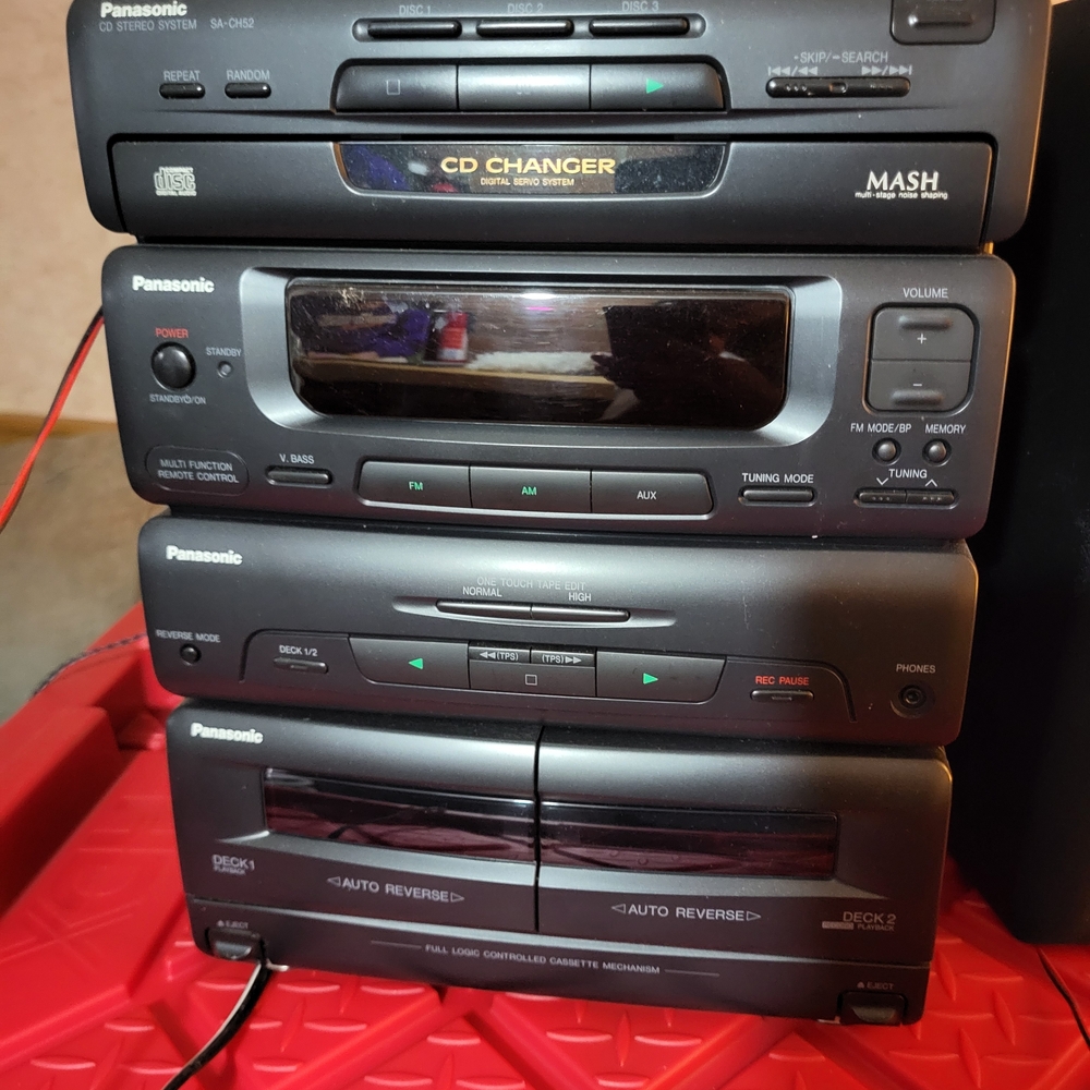 Panasonic Black Multi-Disc Boombox